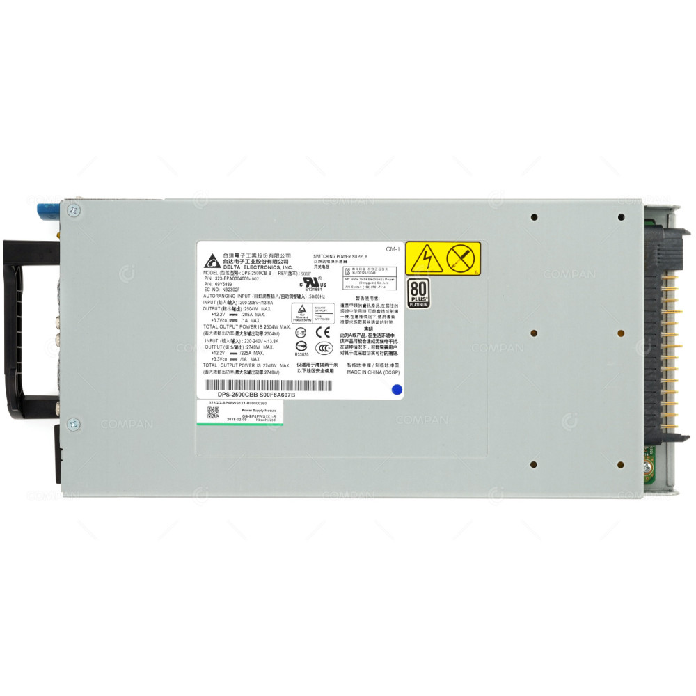 GG-BP4PWS1X1-R HITACHI 2748W POWER SUPPLY FOR CB 2500 BLADE SERVER CHASSIS DPS-2500CB